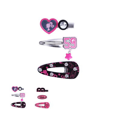 Set de broches para el cabello colección barbie 3 pzas -  Barbie