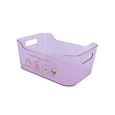 Organizador de plástico de almacenamiento de colección personajes de sanrio rosa -  Sanrio