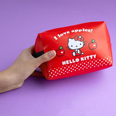 Cosmetiquera rectangular sanrio hello kitty serie manzanas -  Sanrio