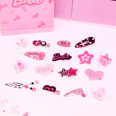 Set de broches para el cabello corazon colección barbie 2 pzas -  Barbie