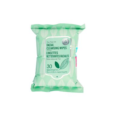 Toallitas desmaquillantes de aceite de árbol de te 30 toallitas -  Miniso