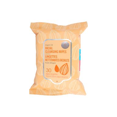 Toallitas desmaquillantes con aceite de argán 30 toallitas -  Miniso