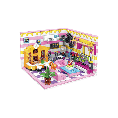 Bloques minicity casa sala de estar 652 piezas 15cm serie miniso -  Miniso