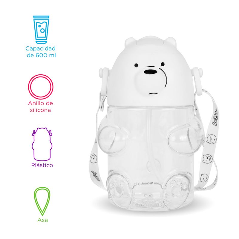 Tomatodo-de-pl-stico-we-bare-bears-collection-5-0-de-600ml-polar-We-Bare-Bears-3-17551