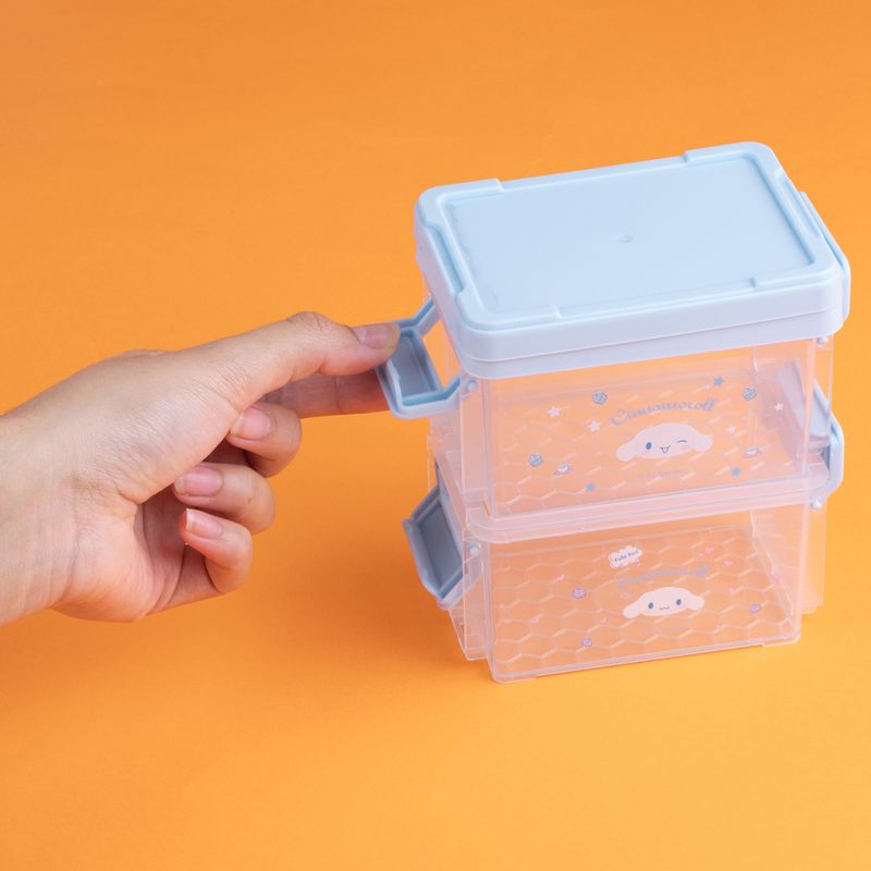 Organizador-de-pl-stico-cinnamoroll-buckle-series-doble-capa-azul-sanrio-Sanrio-2-17564