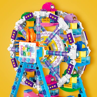 Bloques minicity parque de atracciones ferris wheel 653 pcs 15cm serie miniso -  Miniso
