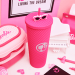 Vaso-de-pl-stico-antideslizante-barbie-collection-con-sorbete-700-ml-rosa-Barbie-2-18196