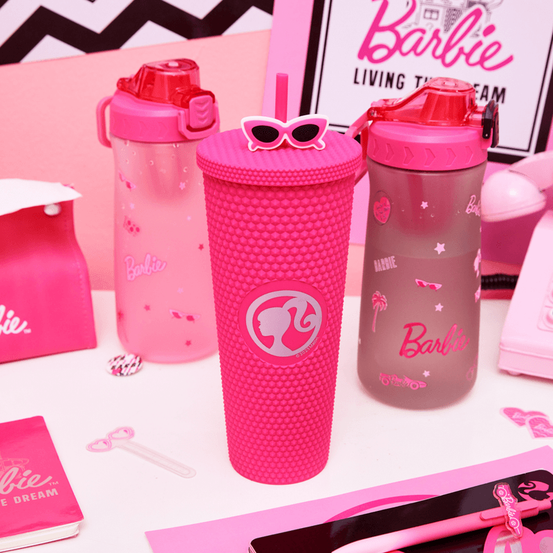 Vaso-de-pl-stico-antideslizante-barbie-collection-con-sorbete-700-ml-rosa-Barbie-3-18196