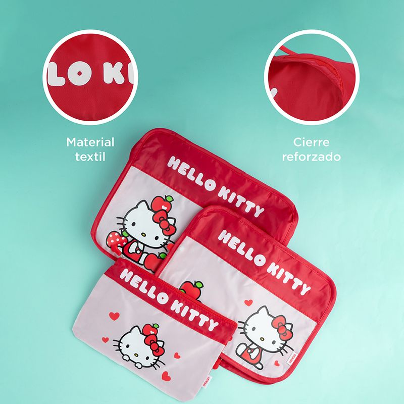 Organizador-para-viaje-hello-kitty-apple-collection-para-guardar-ropa-3-uds-rojo-sanrio-Sanrio-5-18323