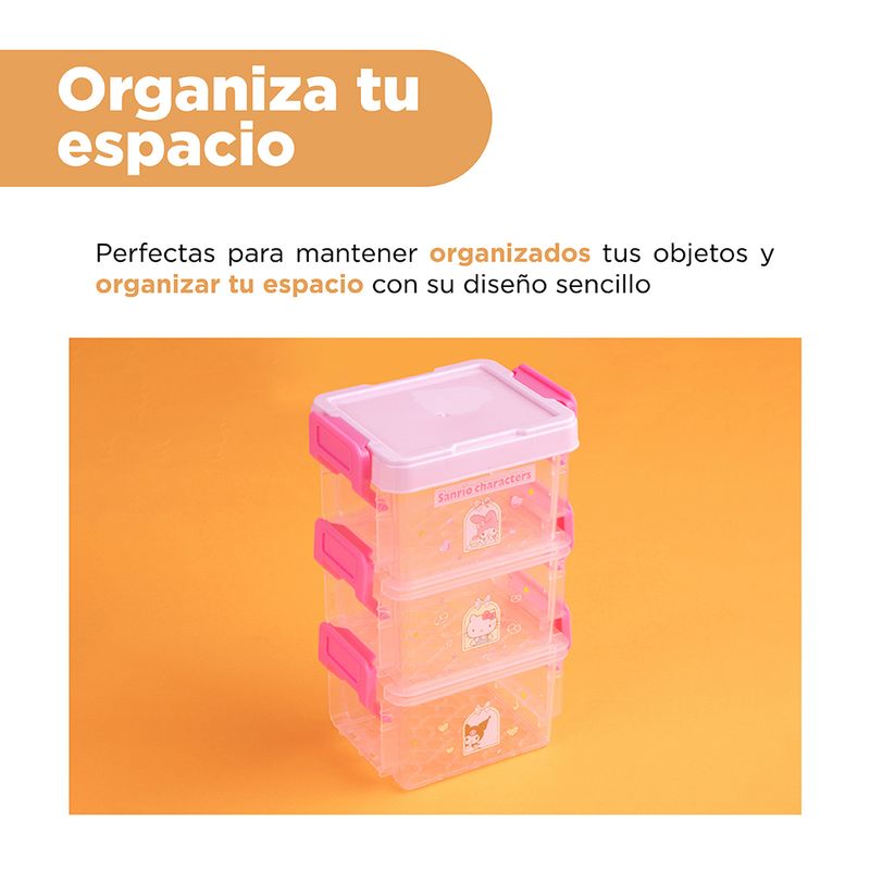 Organizador-de-pl-stico-de-personajes-de-sanrio-caja-de-almacenamiento-de-tres-capas-rosa-Sanrio-5-18511