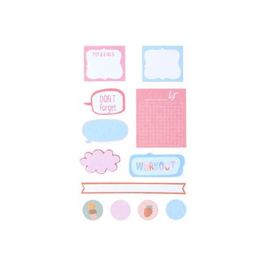 Stickers de papel off set de la serie rainbow 9.5cm x 19.5cm -  Miniso