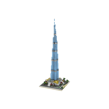 Bloques minicity de construcción burj khalifa 1681 piezas 16cm x 16cm x 45cm -  Miniso