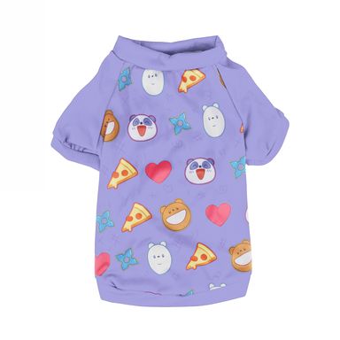 Camisa pequeña morado 30cm para mascota -  We Bare Bears