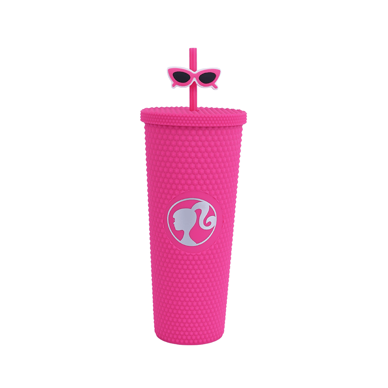 Vaso-de-pl-stico-antideslizante-barbie-collection-con-sorbete-700-ml-rosa-Barbie-1-18196
