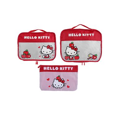 Organizador para viaje hello kitty apple collection para guardar ropa 3 uds rojo sanrio -  Sanrio