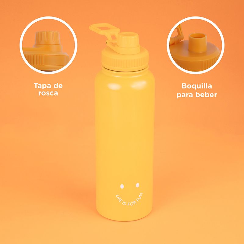 Vaso-de-acero-inoxidable-de-mano-de-color-solido-1400l-amarillo-Miniso-5-18414