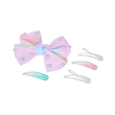 Set de broches infantiles para cabello miniso sirena 5 pzas -  Miniso