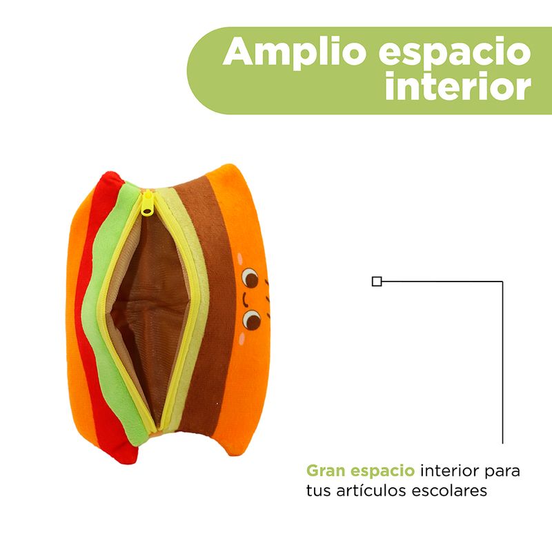 Cartuchera-serie-happy-foods-hamburguesa-20-5cm-miniso-Happy-Foods-4-16492