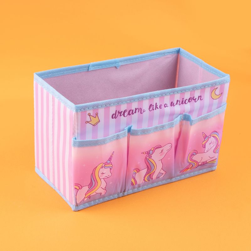 Organizador-de-tela-de-la-serie-unicornio-con-3-bolsillos-laterales-24x12x15cm-Unicornio-6-17029