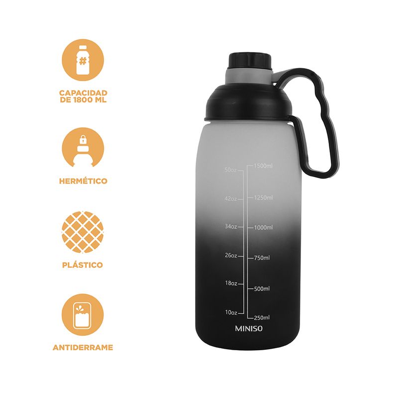 Tomatodo-de-pl-stico-con-asa-de-la-serie-gradient-1800-ml-blanco-y-negro-Miniso-3-18024