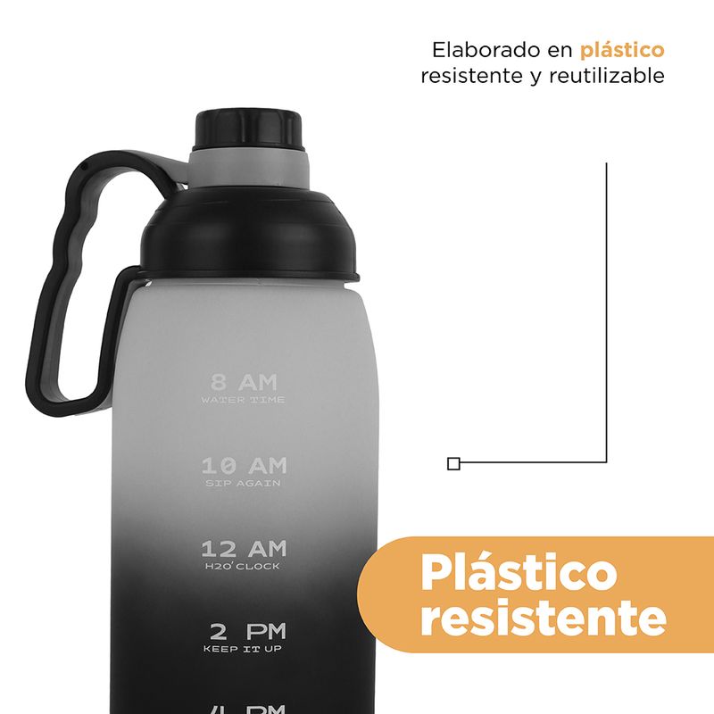 Tomatodo-de-pl-stico-con-asa-de-la-serie-gradient-1800-ml-blanco-y-negro-Miniso-6-18024