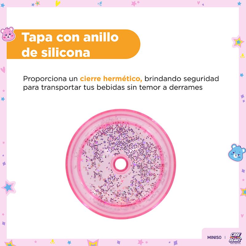Vaso-de-pl-stico-colecci-n-care-bears-de-doble-pared-con-sorbete-480-ml-rosa-Care-Bears-4-17519