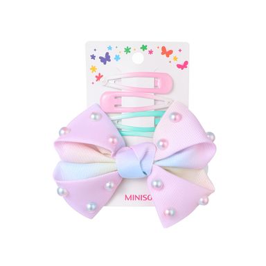 Set de broches infantiles para cabello miniso sirena 5 pzas -  Miniso