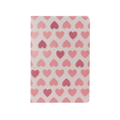 Libretas y cuadernos a5 pu de tapa dura 50 hojas 14.8cm serie pink romance -  Miniso