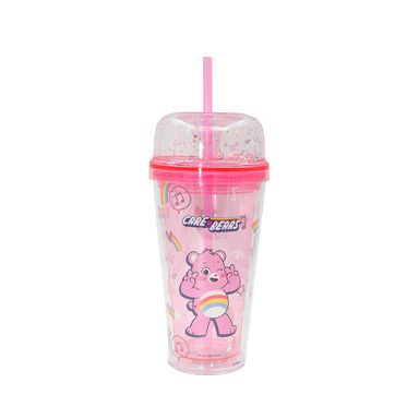 Vaso de plástico colección care bears de doble pared con sorbete 480 ml rosa -  Care Bears