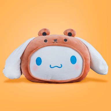 Almohadas y cojines con forma de cabeza cinnamoroll 37cm x 28cm serie sanrio -  Sanrio