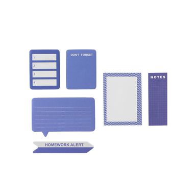 Post it set 6x30 hojas serie navy blue -  Navy Blue