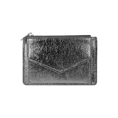 Monedero miniso metalizado gris -  Miniso
