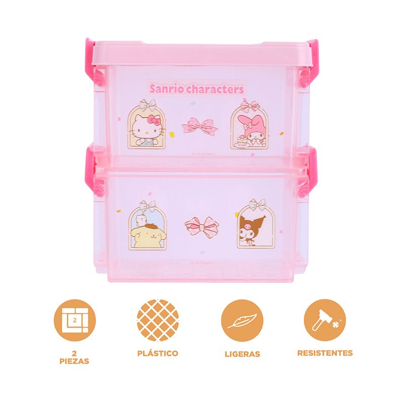 Organizador-de-pl-stico-de-personajes-de-sanrio-de-doble-capa-rosa-Sanrio-3-18509