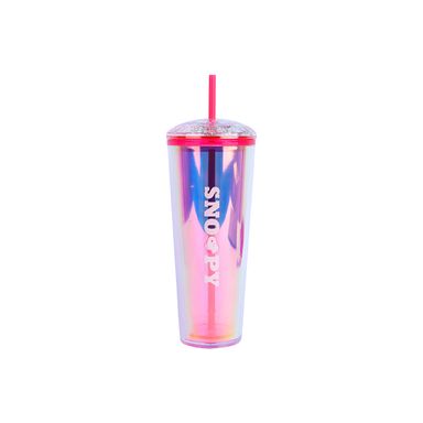 Vaso de plástico snoopy collection de doble pared con sorbete 800 ml -  Snoopy