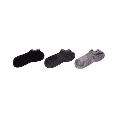 Paquete de medias para hombre anti derrapante gris 3 pares colores basicos -  Miniso