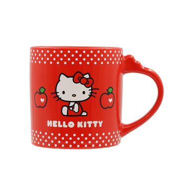 Taza cerámica colección apple hello kitty 440ml roja sanrio -  Sanrio