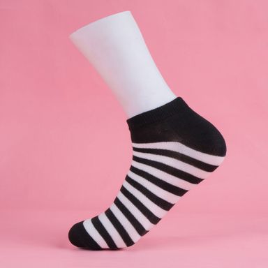 Medias para hombre de rayas clasicos de tonos de azul miniso 3 pares -  Miniso