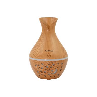 Humidificador star moon rgb aromaterapia madera miniso -  Miniso