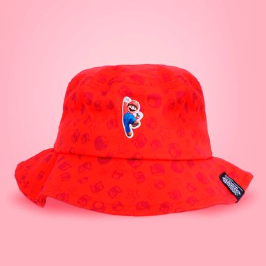 Sombrero bucket super mario bros rojo -  Mario Bros