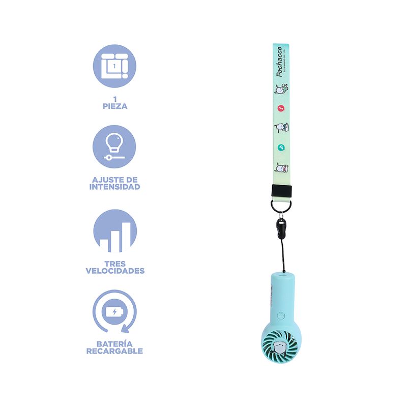 Ventilador-de-mano-sanrio-pochacco-verde-Sanrio-4-16559