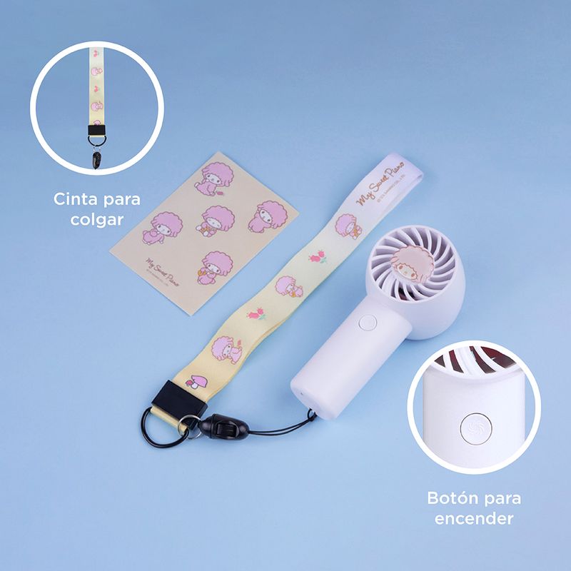 Ventilador-de-mano-sanrio-piano-blanco-Sanrio-5-16561