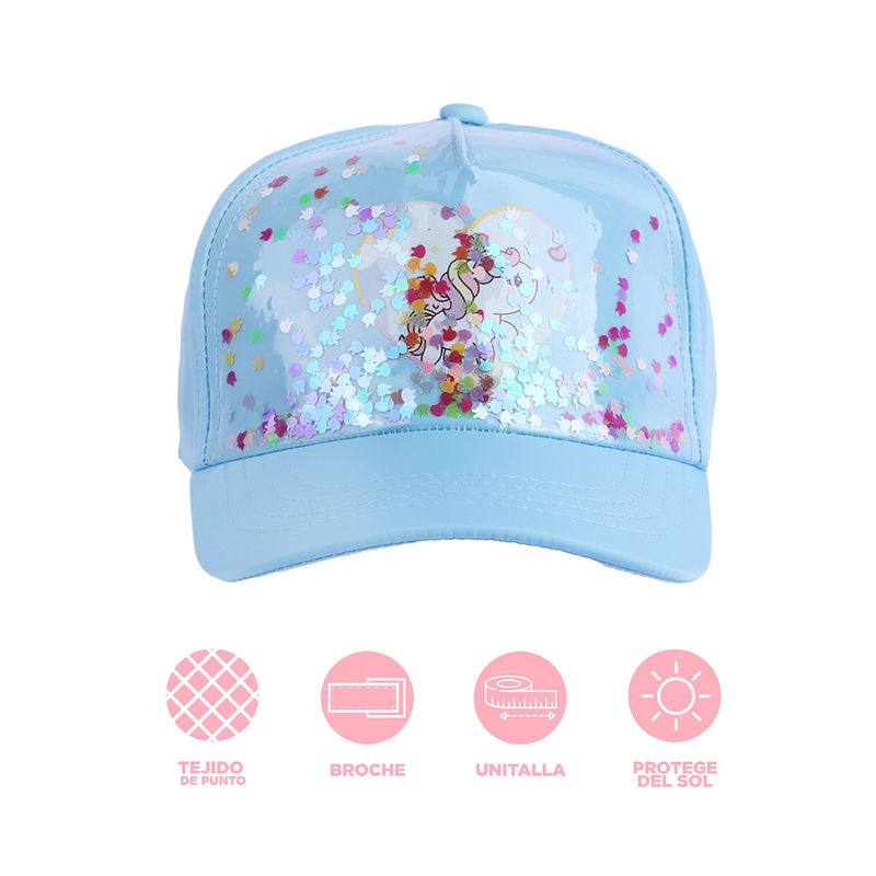 Gorra-infantil-baby-unicornio-con-confetti-azul-Miniso-3-18234