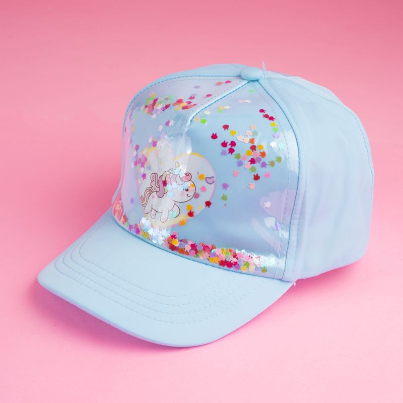 Gorra-infantil-baby-unicornio-con-confetti-azul-Miniso-4-18234