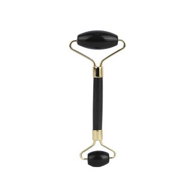 Masajeador facial rodillo de doble cabezal con piedras negras black & white series -  Miniso