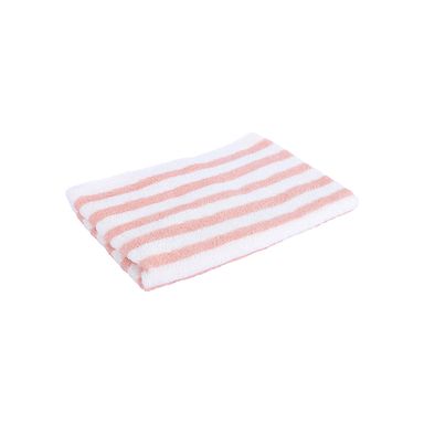 Toalla de baño de algodón puro rayas rosa -  Miniso