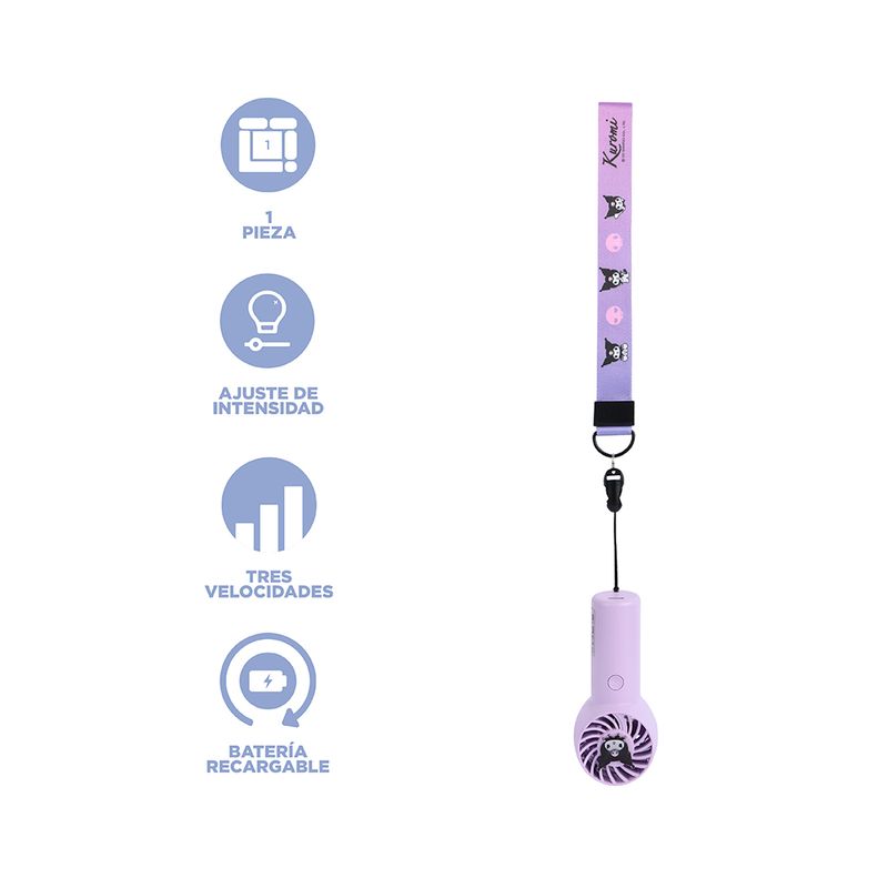 Ventilador-de-mano-sanrio-kuromi-morado-Sanrio-4-16564