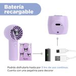 Ventilador-de-mano-sanrio-kuromi-morado-Sanrio-6-16564