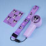 Ventilador-de-mano-sanrio-kuromi-morado-Sanrio-7-16564