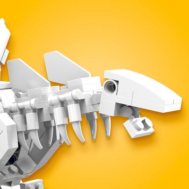 Bloques museo de los dinosaurios esqueletos de dinosaurios estegosaurio 15cm serie miniso -  Miniso
