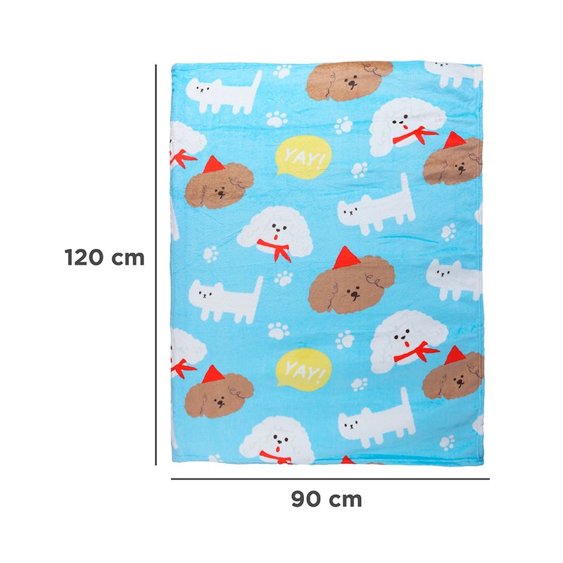 Manta-con-dise-o-de-perritos-azul-Miniso-7-17999